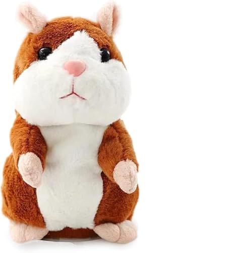 Sunshine smile Sprechende Hamster Wiederholt Sprechender Plüsch Hamster Spielzeug Talking Plüschtier Elektronische Lustige Stofftiere Maus Stofftier Record Spielzeug Interaktives