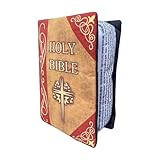 Generisch Heiliges Bibelkissenbuch – Bibelplüsch | Weiches Kissen mit religiöser Geschichte, Buchkissen mit Schriften für Kinder, Geschenk für das Kinderzimmer