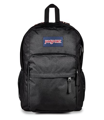 Image of JanSport Big Plans Backpack, Animal Illustion Con Black /Black /Tan /Black