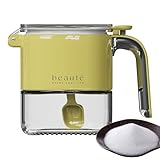 Bicchieri di spezie di | Presa di archiviazione con coperchio e cucchiaio, scatola di archiviazione ermetica | POPOLA PER POPER COOT COOT CUCINI Cucine Organizzazione di stoccaggio immagine