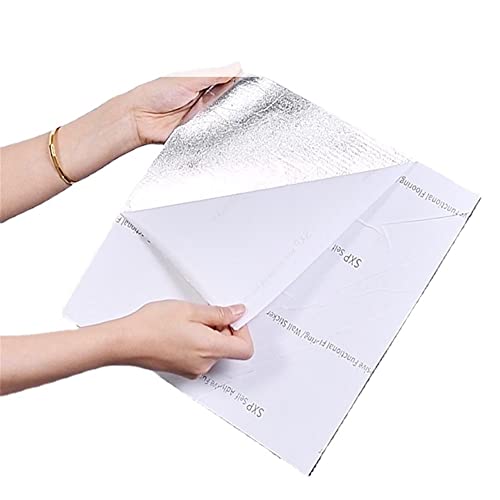 10 Stück Selbstklebende Gestreiftes Teppichfliesen, Anti-Rutsch mit Washable Strapazierfähig Verschleißfest, für Büro Büro Schlafzimmer Wohnzimmer Badezimmer Küche (Hellgrau-30 * 30CM)