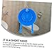 Holibanna 2pcs Toilet Flapper Replacement for Fluid Master Save Water Easy Install No Tools Required Leakproof Seal Ring
