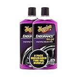 Meguiar's Endurance Gel Premium Nero per Pneumatici, Alta Lucentezza a Lunga Durata, Protezione e Finitura Lucida per Gomme Auto, 473 ml - G7516EU (Confezione da 2)