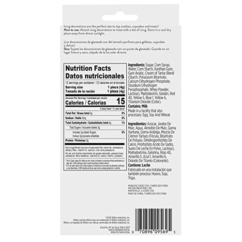 Wilton Reindeer, Santa Royal Icing Decorations, 12 Count #TOP2