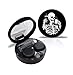 Skull Contact Case Personalized Contact Box Travel Kit Portable Customized Contact Case with Mirror Tweezers Remover Tool Solution Bottle