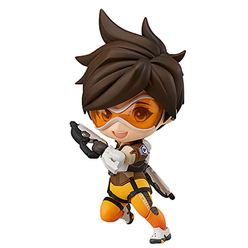 Overwatch Anime Character Tracer Q Version Of The Figure Nendoroid Movable Action Figures With Accessories And Movable Joint Statue 3.93Inch #TOP2