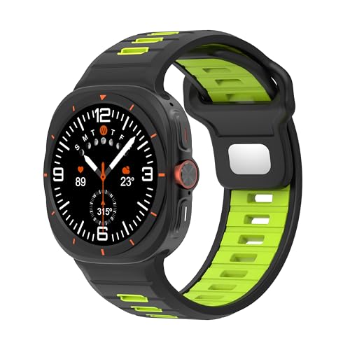 Bracelet sport silicone pour Galaxy Watch Ultra éliminant les irritations avec sa boucle souple