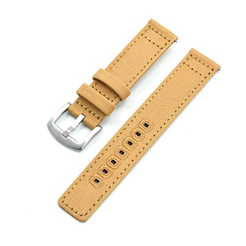Bracelet montre toile vert armée pour un style outdoor urbain