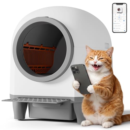 WARCAT Enclosed Self-Cleaning Litter Box