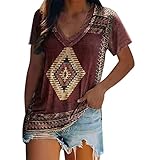 Damen Tshirt Sommer Spitze Oberteile Kurzarm Shirts Casual Tops Rundhals Lose Basic BluseT-Shirt für Damen Oberteil Frauen Shirt Bigshirt Oversize Top Tshirt Damen Oversize Sommer Tops für Frauen V-Ausschnitt T-Shirts Kurzarm Shirts Loose Fit Casual Vintage Print T-Shirt Mode Vintage Oberteile Bunte Pullover TopsKostüm Tee Shirt Rundhals Oberteil Streetwear Bunt Bedruckt Rundhals Shirt Tunika T-Shirt Damen Kurzarm mit Drucken Oversize Pullover Tops Bluse Sommer Retro T-Shirt Tops