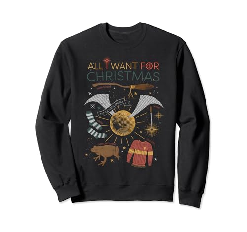 Harry Potter All I Want for Christmas! Christmas Sweatshirt