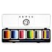 Kraze FX Splash Sampler Split Cake Palette - 6 x 6 gm, Body and Face Painting Palette, Hypoallergenic, Safe & Non-Toxic, Child Friendly, Ideal for Fairs, Party & Halloween