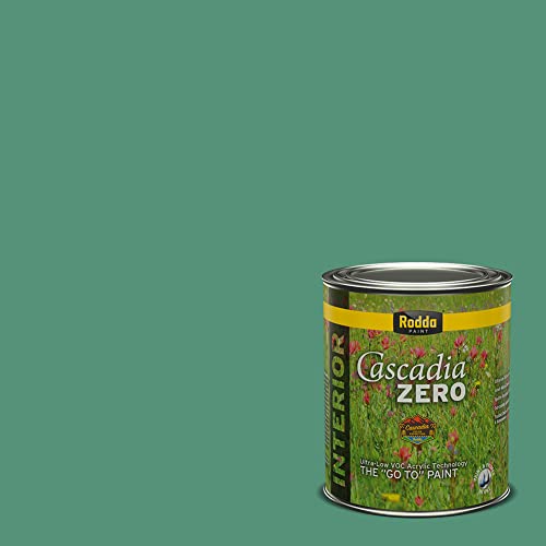 Rodda Paint CASCADIA ZERO Interior Flat Paint & Primer in One, Quart, On the Nile