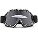 SPOSUNE Motorcycle Goggles, ATV Dirt Bike Off Road Racing MX Riding Goggle Anti-Scratch Dustproof Bendable UV400 Eyewear Padded Soft Thick Foam,Adjustable Strap Adults' Cycling Motocross