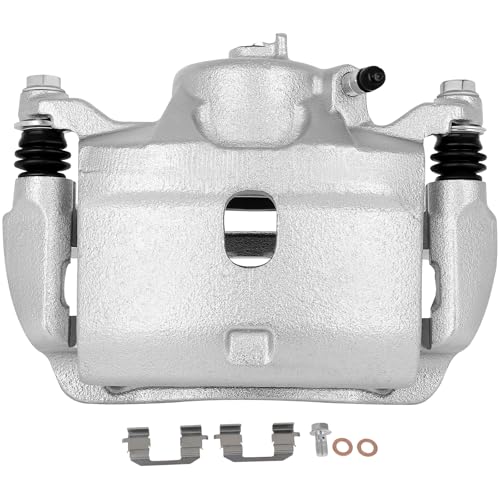 Image of SCITOO Front Left Brake Caliper With Bracket 19B2660 Compatible For Acura ILX 2013-2015, For Honda Civic 2013-2021, For Honda CR-Z 2016, For Honda Fit 2013-2014, For Honda For Accord 2003-2017