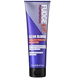Fudge Professional Original Clean Blonde Shampoo | Violette Tönung für blondes Haar, 90 % kräftigeres Haar, sulfatfrei – 250 ml