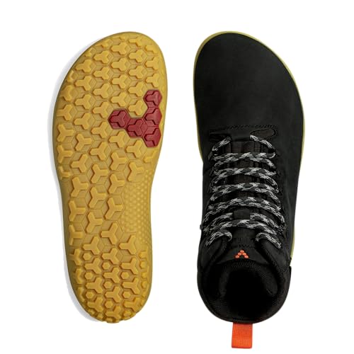 Image of Vivobarefoot Magna Forest ESG, Womens Leather And Wool Hiking Trainers With Barefoot Sole