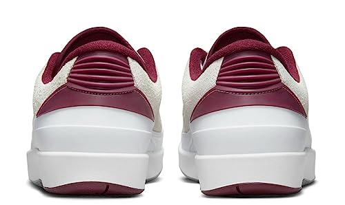 Jordan Men's 2 Retro Low Cherrywood White/Cherrywood Red (DV9956 103) - 10.53