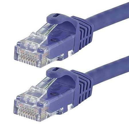 Cable Ethernet Cat 6 Morado 0.61 m miniatura 1