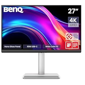 BenQ MA270UP 27” 4K 3840×2160 Monitor for MacBook® Pro/Air, Dual US...