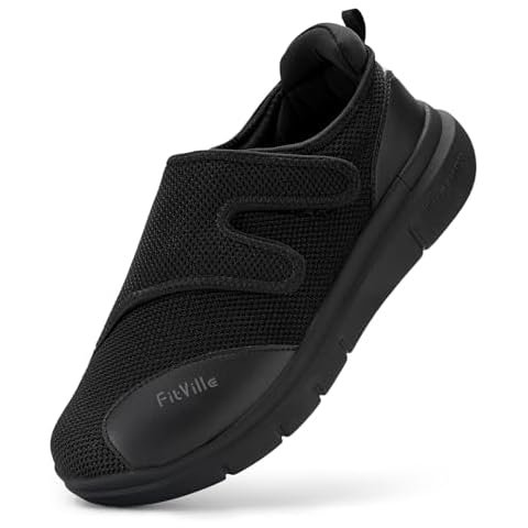 FitVille Extra Wide Fit Men's Slippers Cover