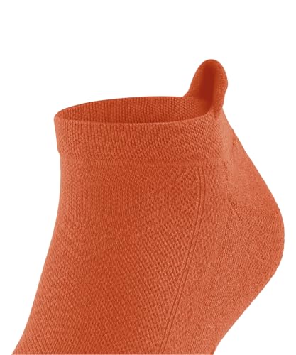 FALKE Uniseks Skarpety do trampek Cool Kick Sneaker U Sn materiał funkcyjny krótkie jednokolorowe 1 Para, Pomarańczowy Orange Ray 8061, 39-41