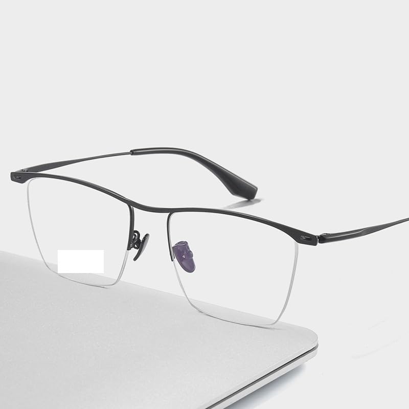 Oprawka okularów optycznych dla kobiet Damskie ultralekkie okulary optyczne Semi-Titanium