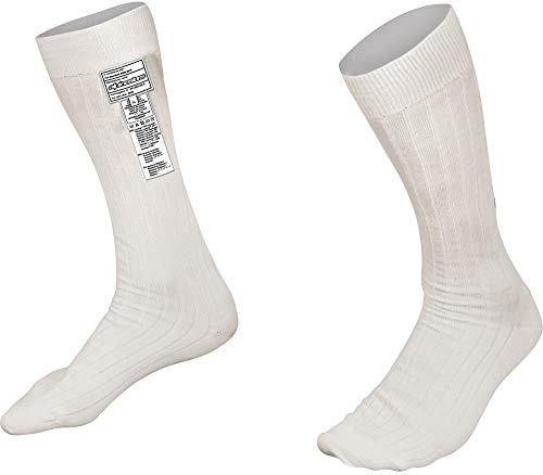 Alpinestars ZX V2 Nomex Socks FIA 8856-2018 - Small - White (4704320-20-SM)