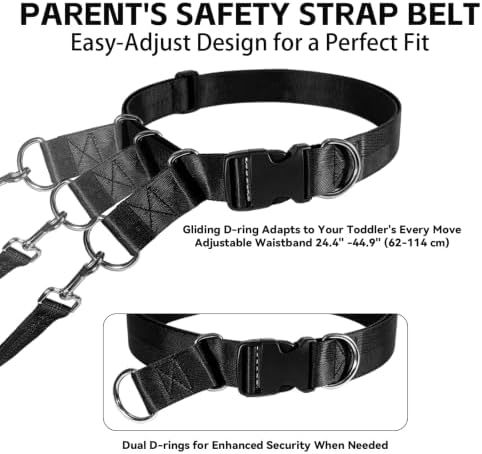 Topdatry Autism Harness Toddler Leash with Waist Belt for Kids Age 3-12 — view 6