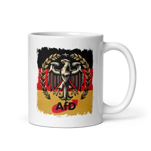 Bundesadler Tasse – Patriotische Deutschland Tasse mit Wappen – Stolz auf Heimat & Vaterland – Geschenk für Patrioten & AFD-Nähe – Hochwertiger Druck, 330 ml