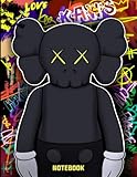  F#ck OFF Graffiti Swear Word Kaws Cursing Humor Pop Art Style Inspired College Ruled Notebook: Street Art Notebook For Teens ( 8.5 x 11 inches) Blank Lined Notebook Journal- 120 Pages
