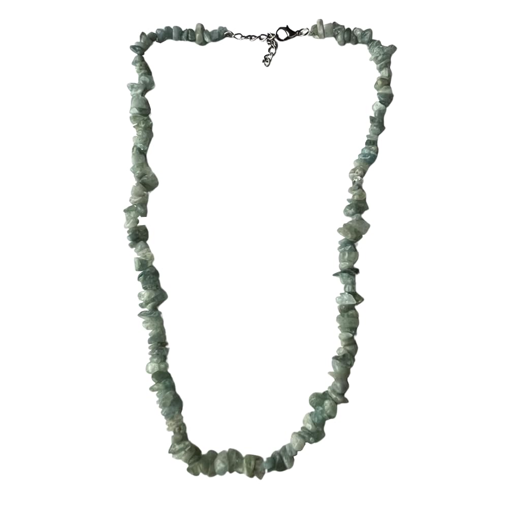 VIE Gemstone Chips Necklace, Aquamarine