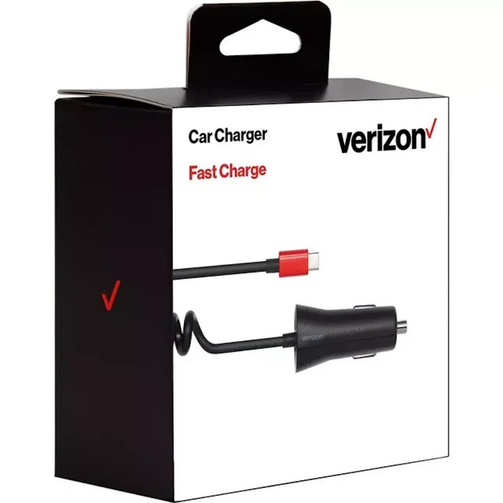 Verizon Cargador de coche de carga rápida micro USB