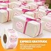 Wercokt 1000 PCS Thank You Stickers for Small Business, 1.5 Inch, Pink and Rose Gold, Smiling Design Stickers, Envelope Seals for Packaging, Gift Bags, Boxes