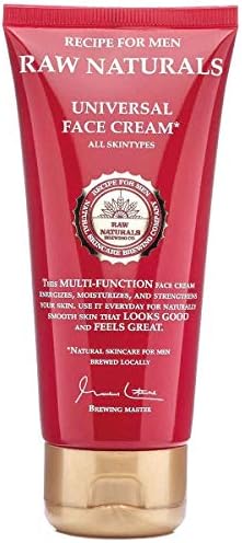 Recipe for Men Raw Naturals Universal Face Cream Strengthening and Hydrating Multi Function Moisturiser for Men 100ml