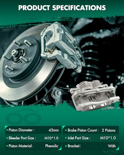 Image of SCITOO 18B4798A 18B4799A Front Left & Right Brake Calipers w /Bracket for Buick for Rainier,for Chevrolet for SSR /for Trailblazer,for GMC for Envoy,for Isuzu for Ascender,for Oldsmobile for Bravada