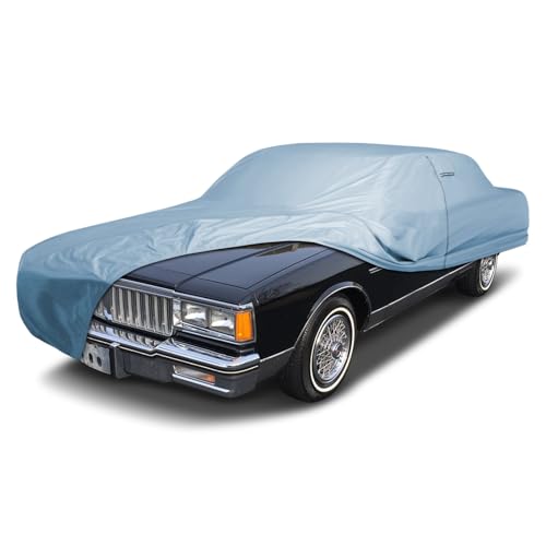 Image of iCarCover Car Cover Waterproof All Weather for 1977-1986 Parisienne Wagon | Heavy Duty Custom Fit Hail UV Sun Rain Snow Dust Protection Covers for Automobiles Outdoor Indoor Full Exterior (Sky Gray)