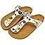 Monochrome Cats Design Flip Flops