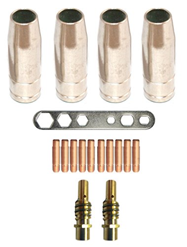 Lot de pièces de Morceau de mb15/courant 150 M6 0,8, buse, buse gaz Stock MIG/MAG