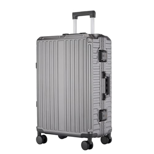 PANKERS Travel Suitcase Aluminum Frame Trolley Case, Large Capacity and Durable 22-inch Universal Wheel Travel Check-in Password Box Trolley Case