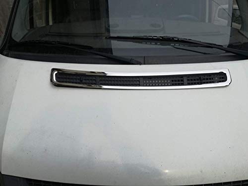 Garniture ventilation capot Transit MK7 acier inoxydable chromé 2006 2012 2013 tuning - 2