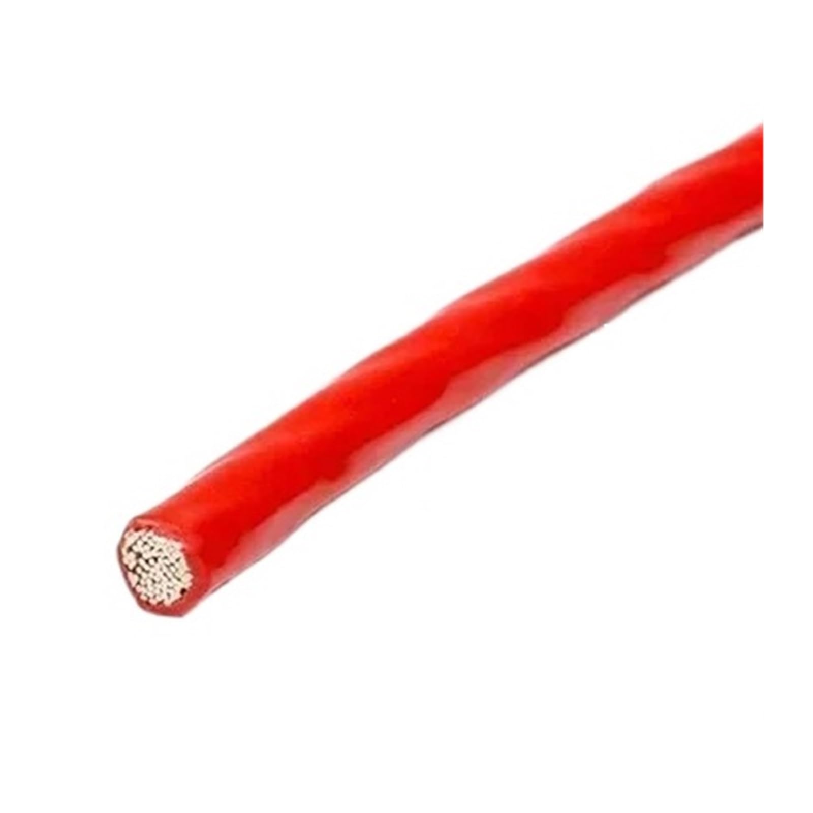 1/2/5/8/10/20/30/50100m 22 20 18 AWG Rojo/Negro PTFE Cable electrónico Plateado Aislado Audio Auriculares señal Cable de Cobre(Red 10m,18AWG)