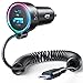 USB C Car Charger, 55W 3-Port Super Fast Car Charger PD3.0 & Quick Charge 3.0 with 5ft 30W Super Fast Type C Coiled Cable for Samsung Galaxy S22/21/Google Pixel/Moto G/iPhone/Android, iPad Pro