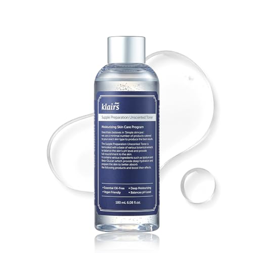 DearKlairs Tónico sin perfume Supple Preparation 6.08 fl oz, ligero...