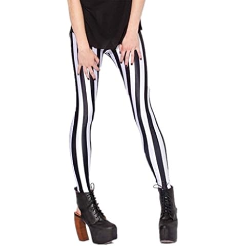Tamskyt Yoga Pants & Womens Jazzy Pattern Printed High Waist Leggings - Super Soft Spandex - 8/10 / 12/14 - Stretchy One Size (Color_5) Cover