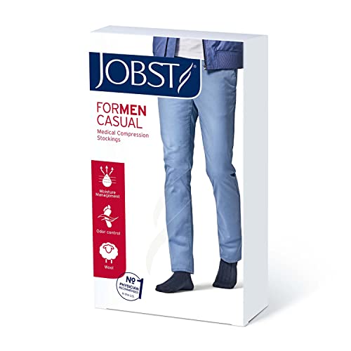 Image of JOBST forMen Casual Compression Socks, 20-30 mmHg, Knee High, Closed Toe