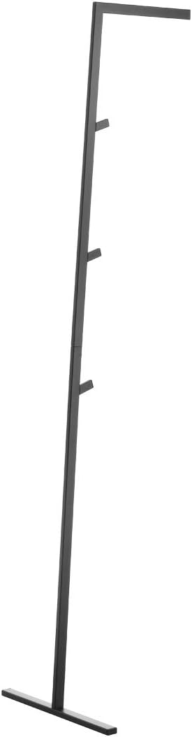 Yamazaki Home Leaning Slim Coat Hanger - Modern Storage Rack for Bedroom Or Living Room, Steel