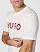 HUGO Mens Print Logo Short Sleeve T-Shirt, White, X-Large US