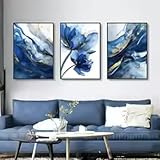 Photo Gallery hipwst poster moderno in lamina d oro astratta con rose blu, stampa su tela, immagini artistiche per la decorazione della casa, 70 x 100 cm, 3 pezzi, senza cornice Photo Gallery hipwst poster moderno in lamina d oro astratta con rose blu, stampa su tela, immagini artistiche per la decorazione della casa, 70 x 100 cm, 3 pezzi, senza cornice
