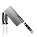 Produktbild Güde Hackmesser 18 cm 400g Alpha 1740/18 plus 2 x SCHARFsinnig Pizza- und Steakmesser